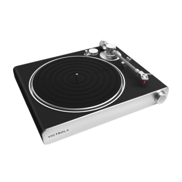 Victrola Stream Carbon Turntable Black/Silver - Black/Silver