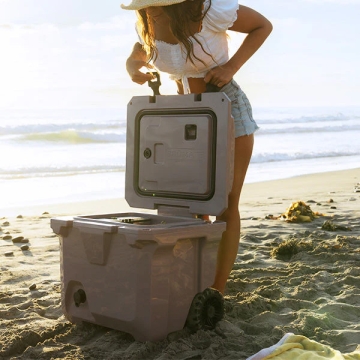 BruMate BruTank 35-Quart Rolling Cooler - Charcoal