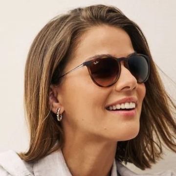 Ray-Ban Women's Polarized Erika Sunglasses Tortoise/Polarized Brown Gradient - Tortoise/Polarized Brown Gradient