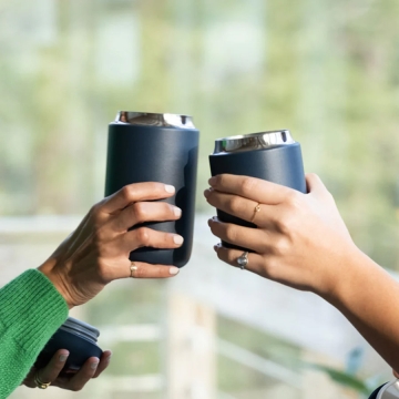 Carter Wide Mug 16oz - Matte Grey - 16 oz
