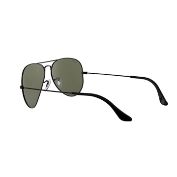 Ray-Ban Aviator Classic Sunglasses Black/Green Classic G-15 - Black/Green Classic G-15