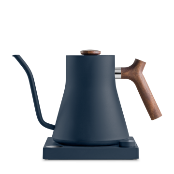 Stagg EKG Electric Kettle - Stone Blue + Walnut