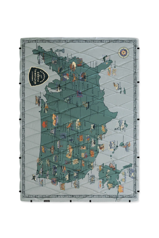 Puffer Blanket - National Park and Monuments Map