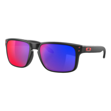 Oakley Holbrook Sunglasses Matte Black/Positive Red Iridium - Matte Black/Positive Red Iridium