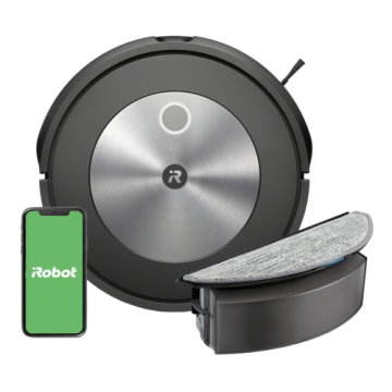 iRobot Roomba Combo j5 Robot Vacuum and Mop Graphite - Graphite
