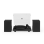 Crosley C62 Record Player with Speakers Black - Black